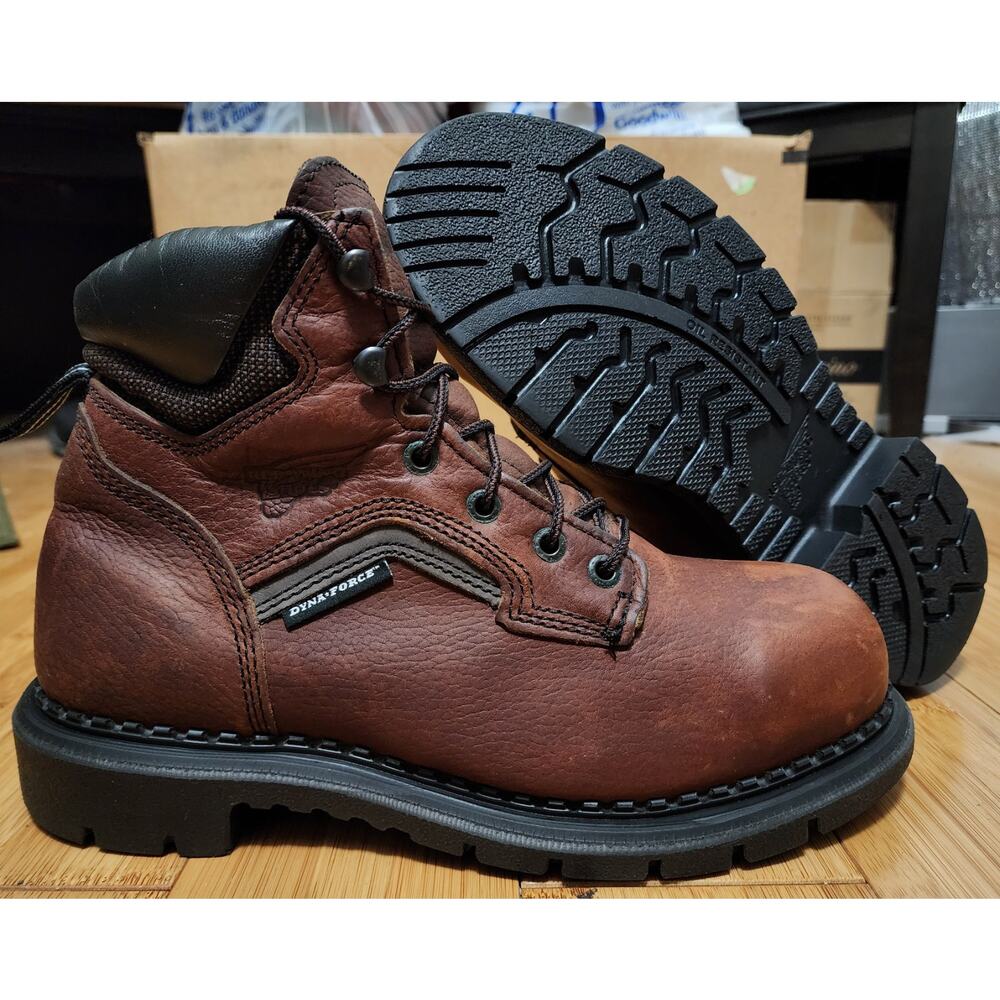 Red Wing Shoes Men’s 7 Steel Toe Brown Leather ASTM F 2413 Work Boots 2226 USA